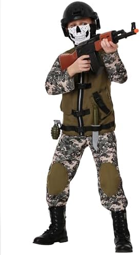 Kids Camo Trooper Halloween Costume for Boys