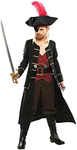 Boys Pirate Captain Costume Large Size
