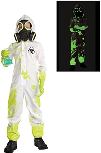 Amscan Boys Glow Hazmat Set - Halloween Trick or Treat Perfect