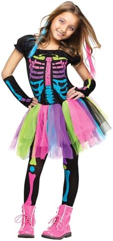 Fun World Girls - funky punky skeleton dress MaternityPregnancy