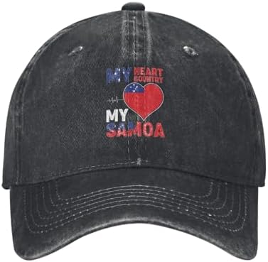 My Heart My Country My Samoa Baseball Cap For Men Women