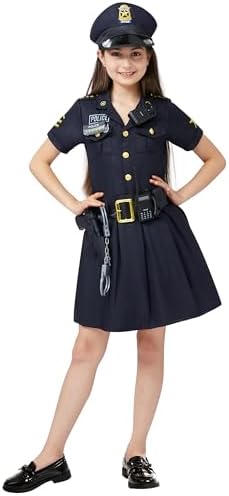 Spooktacular Girl Police Costume Toddler Set