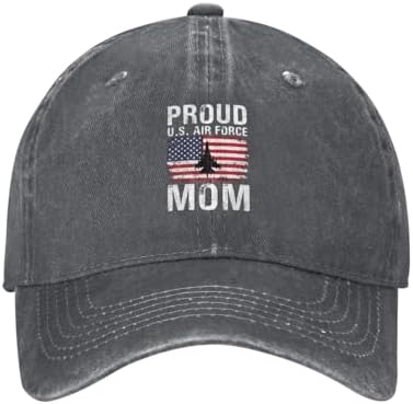 Proud USA Air Force Mom USA Flag Baseball Cap SafeSun