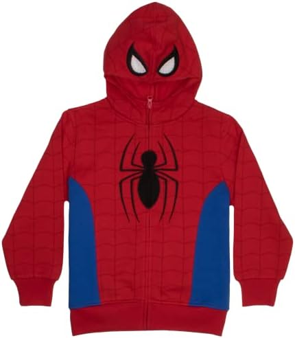 Marvel Superheroes Boys Zip-Up Fashion Hoodie for Kids