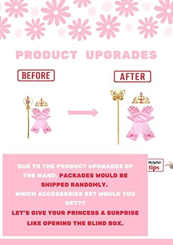 REXREII Princess Halloween Costume Cosplay Accessories