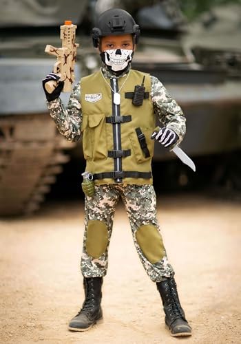 Kids Camo Trooper Halloween Costume for Boys