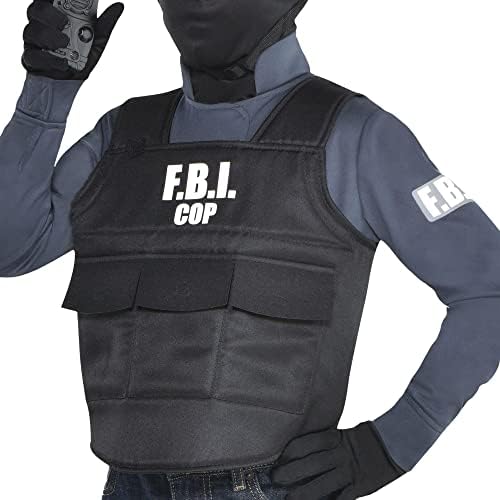 Amscan Kids FBI Cop Costume Kit - Small Black
