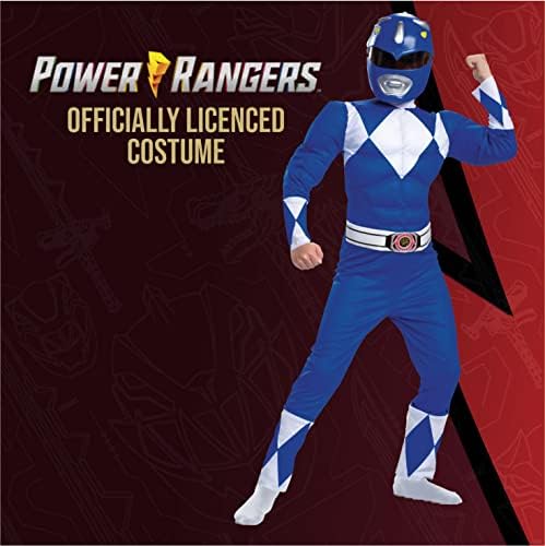 Power Rangers Boys Blue Ranger Costume Dress - Disguise