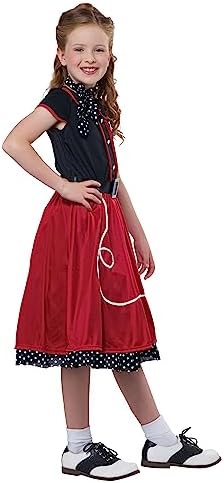 50s Sweetheart Costume for Girls by California Costumes