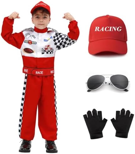 Exciting Race Car Driver Costume for Kids