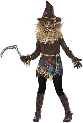 Creepy Cuddly Scarecrow Dress for Girls