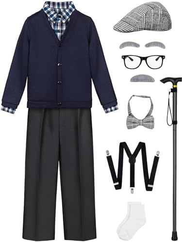 Unforgettable 100 Days of School Grandpa Costume