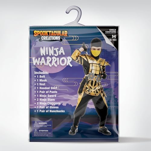 Spooktacular Creations Red Ninja Costume for Boys