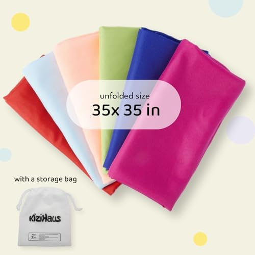 Play Scarves Set of 6 for Kids