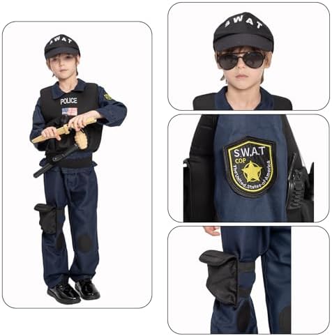 SWAT Police Costume for Kids