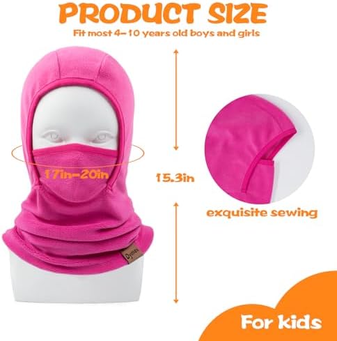 Stay Warm Wind-Proof Dymex Kids Balaclava Ski Mask