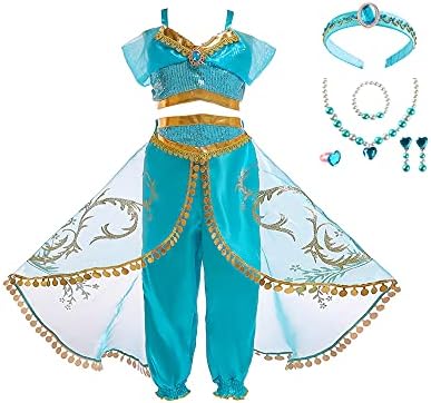 Girls Arabian Princess Costume Perfect for Halloween Cosplay and Special Events