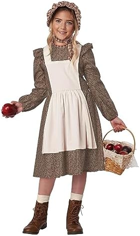 Set of Girls Frontier Costumes with Apron Costumes FrontierSettlers