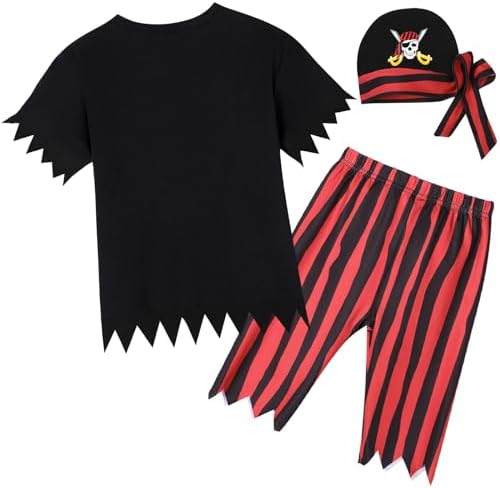 Xuomuen Toddler Pirate Costume for Kids