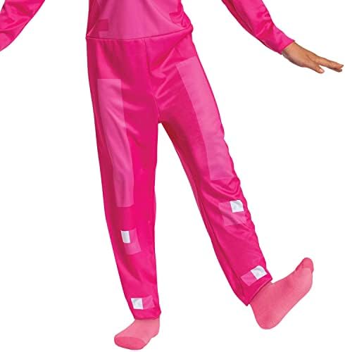 Disguise Pink Armor Minecraft Costume for Girls 1