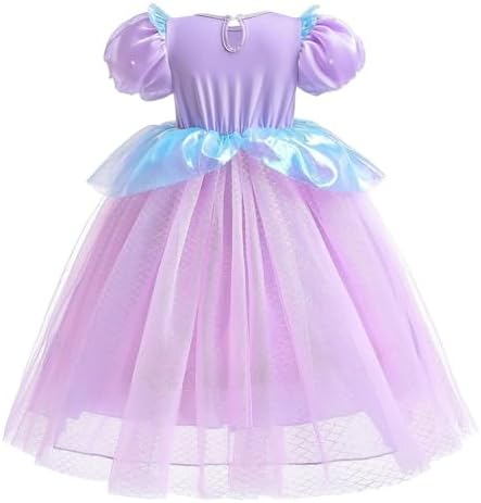 HIHCBF Girls Mermaid Princess Costume for Halloween More