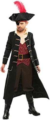 Boys Pirate Captain Costume Large Size