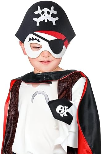 Bencailor Pirate Costume 6 Pcs Kids Boy Costume