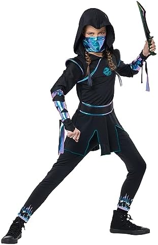 California Costumes Girls Ninja Nightfire Costume