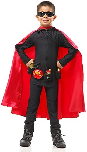 Rubys Super Hero Red Cape for Girls - Perfect for Kids