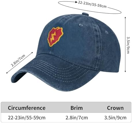 High-Quality 25th Infantry Division Shoulder Sleeve Insignia Baseball Cap
