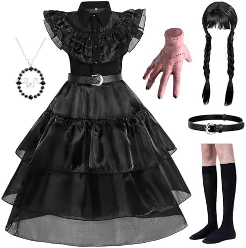 WYB Black Costume Dress for Girls Costuming Accessories