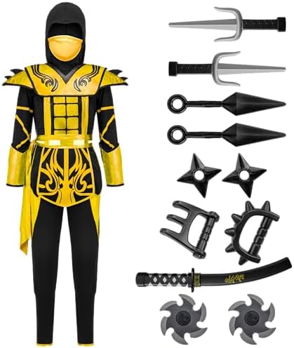 Spooktacular Creations Red Ninja Costume for Boys