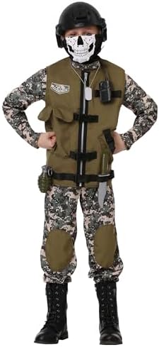 Kids Camo Trooper Halloween Costume for Boys