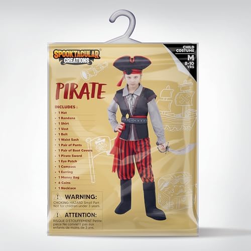 Spooktacular Boys Pirate Costume Accessories for Halloween