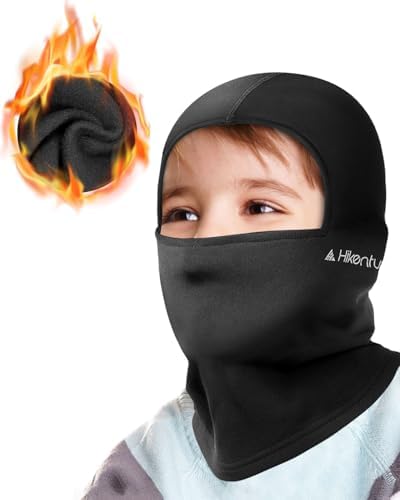 Hikenture Kids Balaclava Ski Mask - Fleece Hood with Helmet Liner