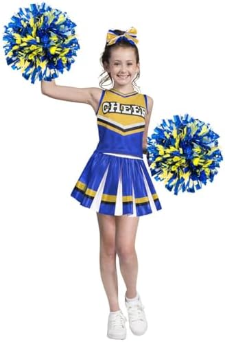Girls Halloween Cheerleader Costume