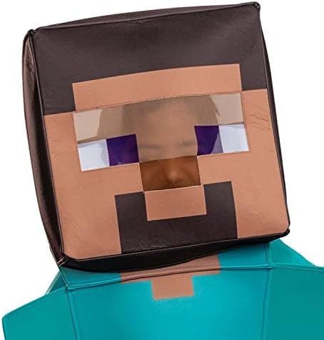 Adapted Minecraft Steve Costume for Kids