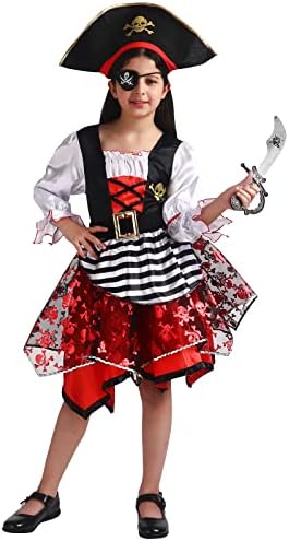 Girls Pirate Costume Accessories for Halloween Kids Fun