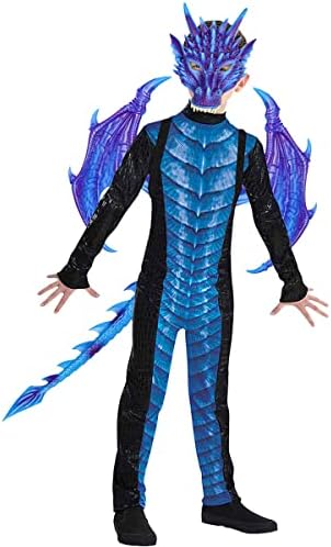 HoVoltaChildrens Dragon Wing Costume Dinosaur Tail Mask Set for Kids Halloween Costume