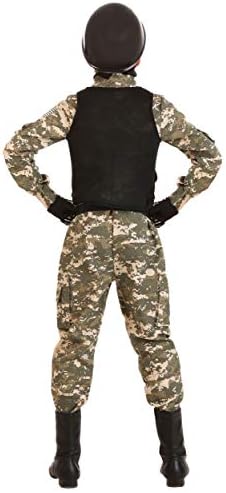 Fight Protect Succeed Battle Soldier Costume Boys Halloween Outfit