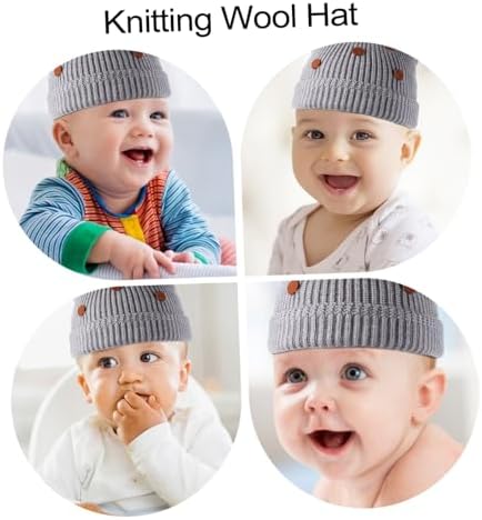 Cection Wool Beanie for Toddler Girls