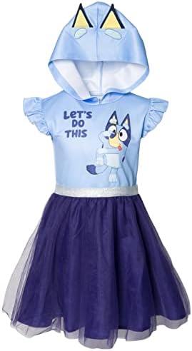 Bluey Bingo Girls Mesh Cosplay Dress