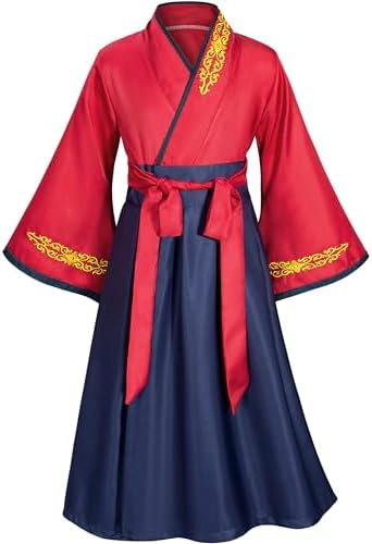 Elibelle - Asian Kids Kimono Robe Dress Traditional Japanese Costumes for Girls