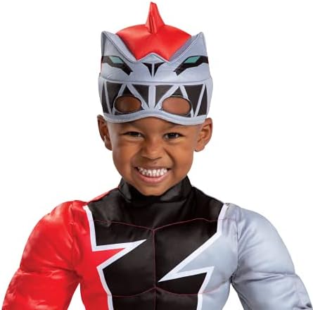 Red Ranger Muscle Muscle Outfit Toddler Official Power Rangers Dino Fury Fun