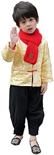 Little Boys Dragon Tang Coat Long Sleeve Costume Jacket