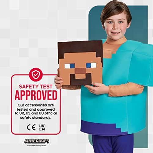 Steve Classic Minecraft Costume Multicolor Medium 7-8