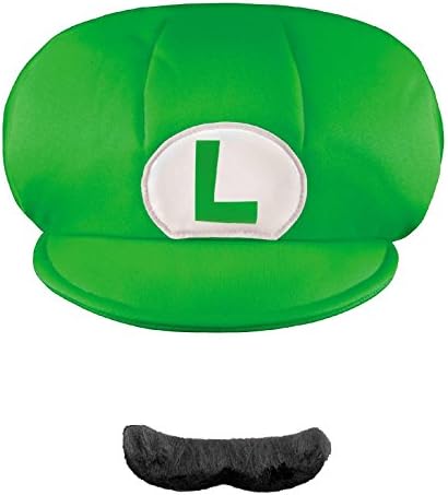 Nintendo Super Mario Brothers Kids Mustache and Hat Costume