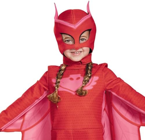 Disguise Owlette Costume Official PJ Masks Glow Costume Jumpsuit and Mask