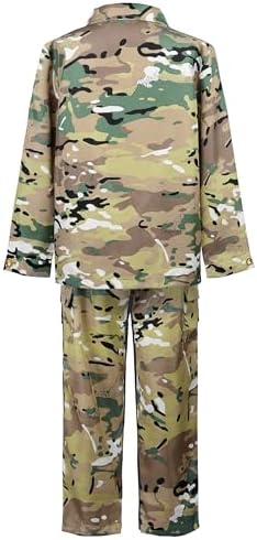 ReliBeauty Soldier Costume Army Camouflage Uniform