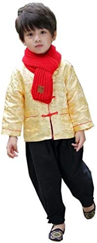 Little Boys Dragon Tang Coat Long Sleeve Costume Jacket